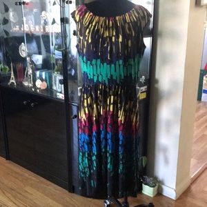 colorful pretty dress